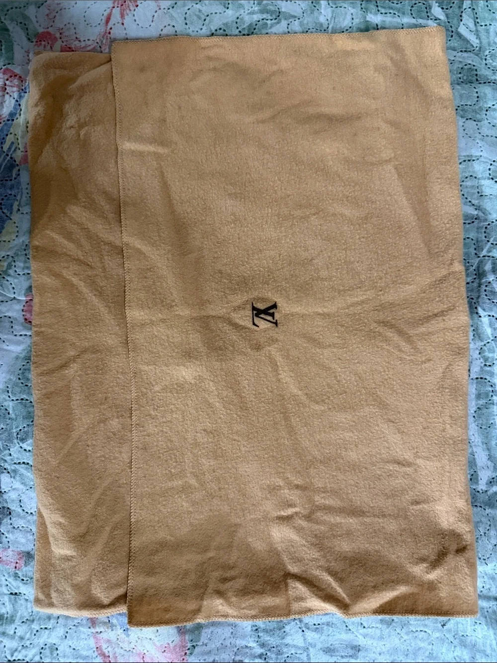 Louis Vuitton Tan/Beige Protective Dust Cover with LV Monogram